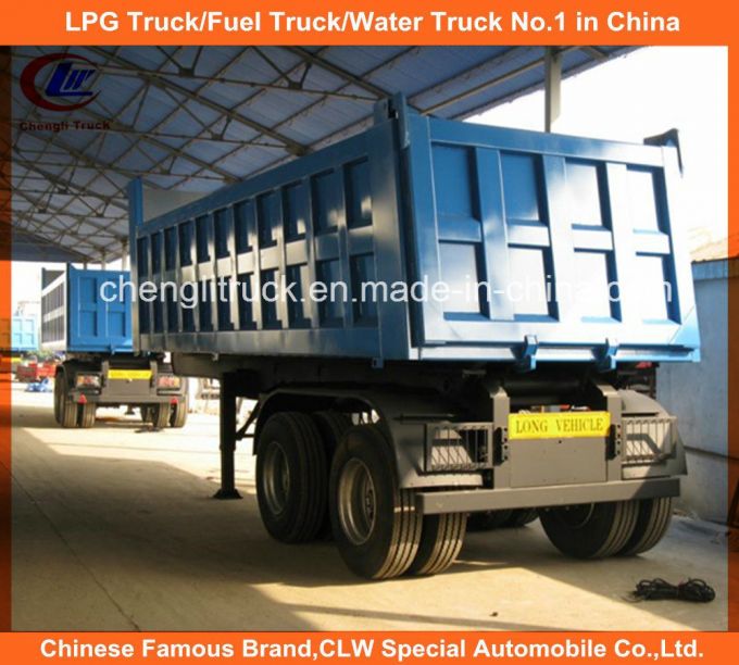 Heavy Duty 2 Axle 40ton Dumper/End Tipper Truck Trailer Images 1