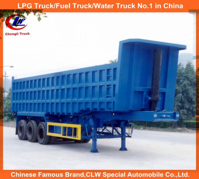 Heavy Duty 3 Axle 30cbm End Tipper/Dump Trailer End Tipper Semi Trailer Images 1