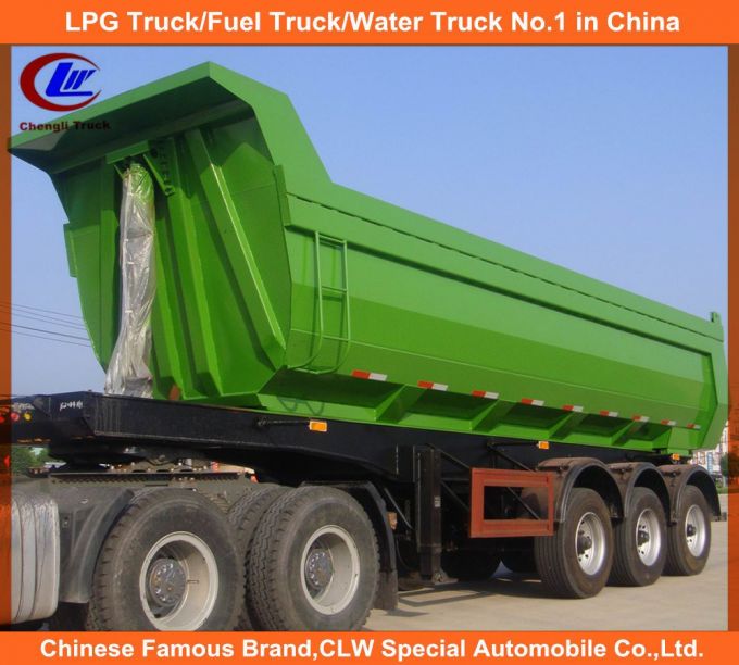 Hot Selling Dumper Semi Trailer with 3axles Images 1