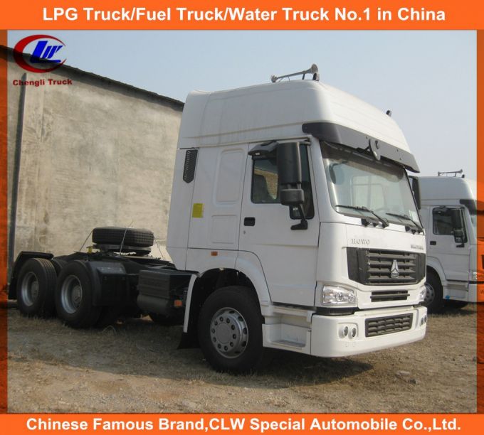 Heavy Duty 336HP Sinotruk HOWO 10 Wheel Truck Tractor Images 1