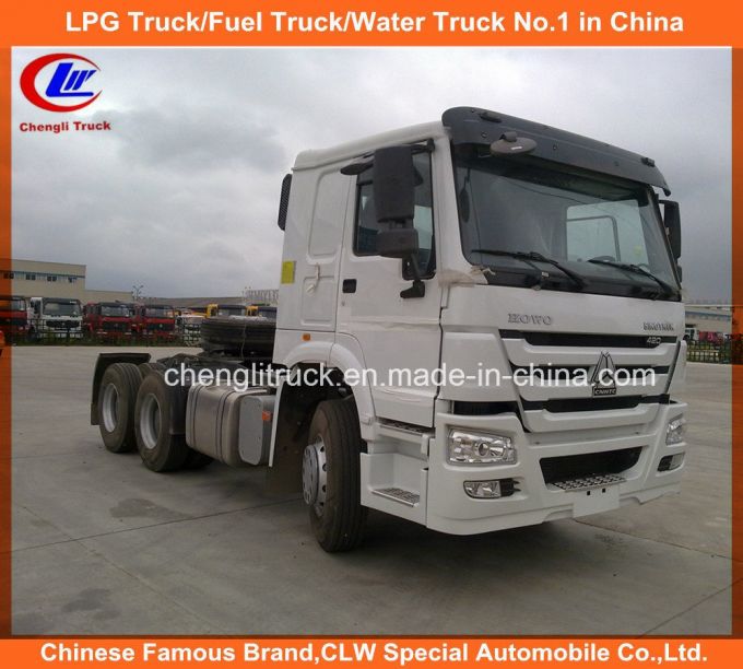 6X4 420HP Sinotruk HOWO Heavy Tractor Truck Prime Mover Images 1