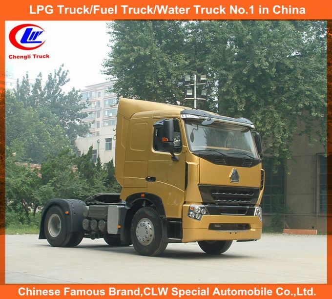 HOWO Truck Head A7 4X2 Prime Mover Tractor Truck Images 1