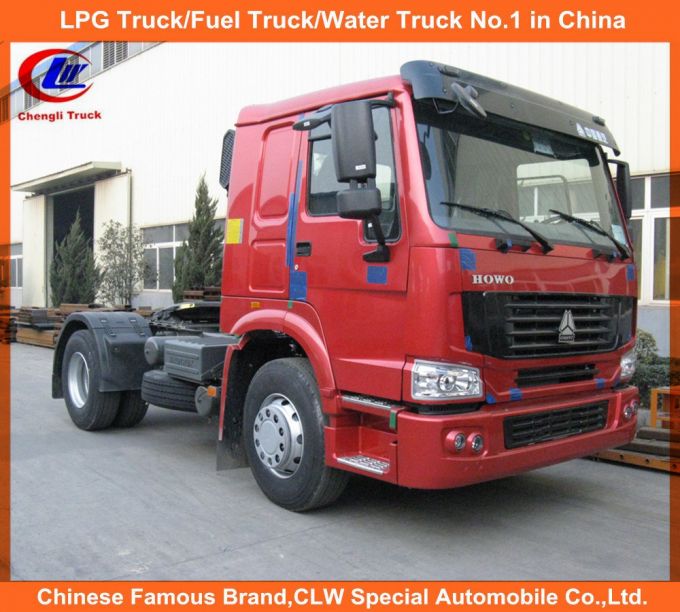 6 Wheels 420HP Sinotruk HOWO Tractor Truck, Heavy Prime Mover Images 1