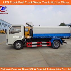 6 Wheels Dongfeng Waste Collector Truck Sealed Garbage Truck