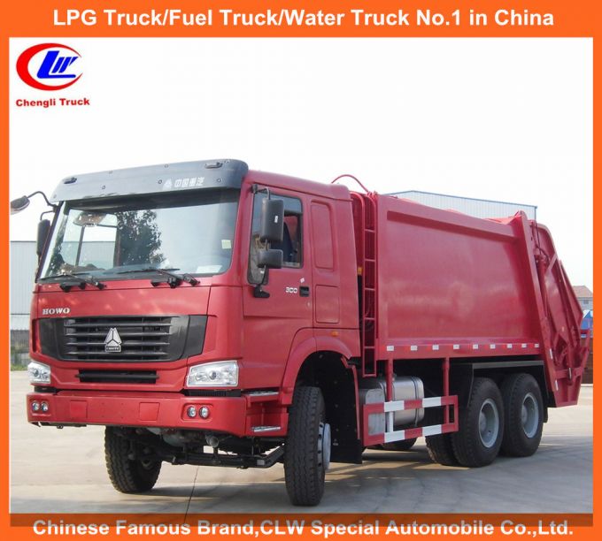 Heavy Duty 6X4 Sinotruk HOWO Compactor Garbage Truck 8cbm 