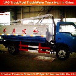 6 Wheels Dongfeng vacuum Cleaning Sewage Fecal Suction Truck