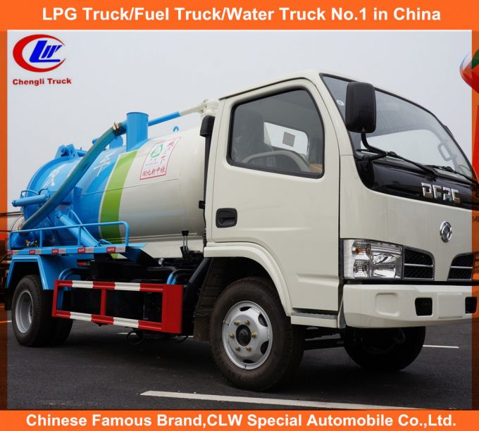 Mini Dongfeng 4*2 Sewage Suction Truck Images 1