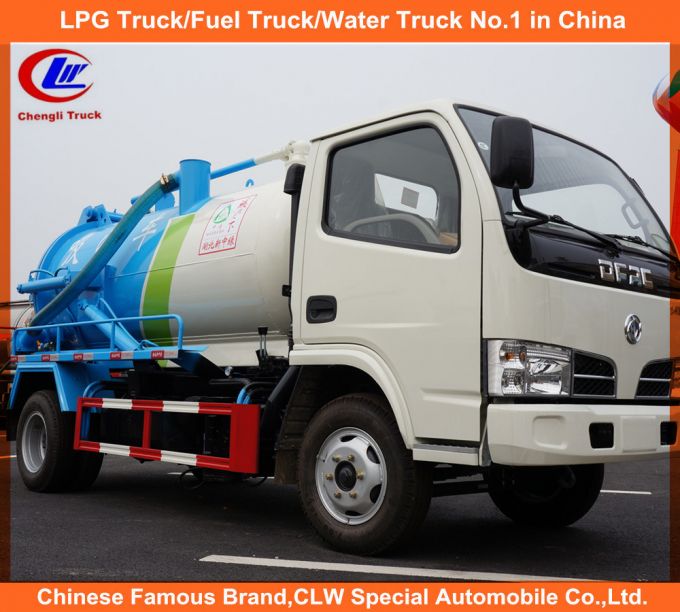 Mini Dongfeng 4*2 Sewage Suction Truck 