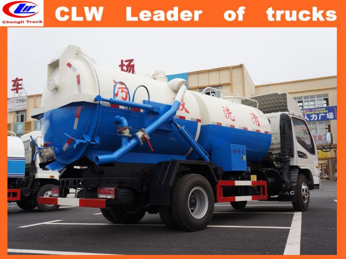 Dongfeng 4*2 Vaccume 8wheeler Sewage Suction Truck 