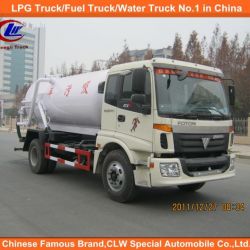 Heavy Duty 4X2 8000L Foton Vacuum Sewage/Fecal Suction Truck