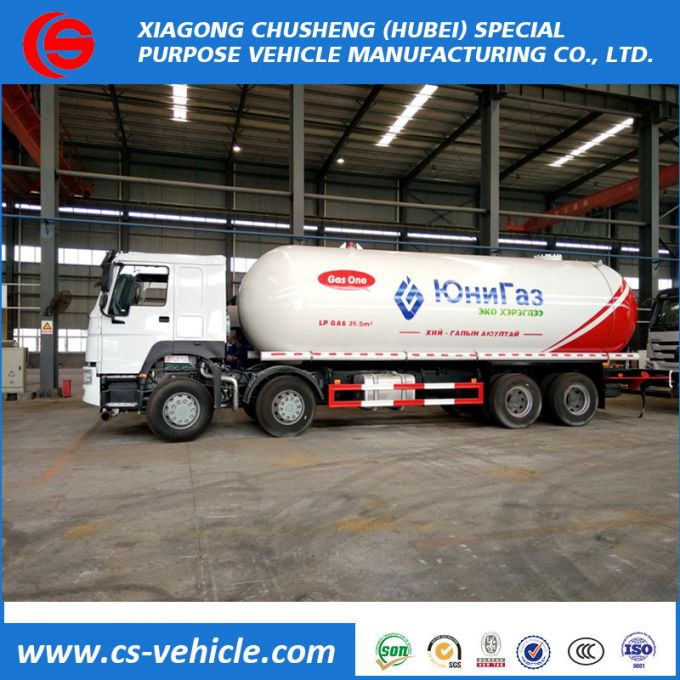 25000L LPG Transport Truck 25m3 Gas Tanker for Sale 