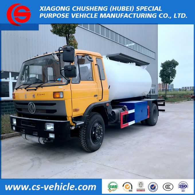 Dongfeng 4X2 5tons 10m3 Mobile Dispenser LPG Gas Tank Truck 