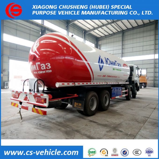 Sinotruk HOWO 10m3 20m3 35.5m3 LPG Tanker Delivery Truck 