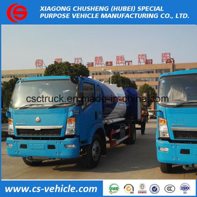 Factory Sale Sinotruk 4X2 12m3 LPG Transport Truck LPG Bobtail 