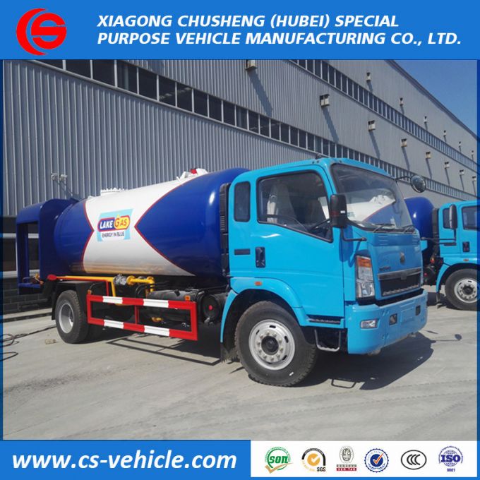 5-12m3 LPG Gas Tank Truck, LPG Gas Filling Truck LPG Tank Truck for Sale 