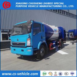 Sinotruk HOWO 4X2 6tons LPG Tanker Truck, 12000L LPG Bobtail with Right Hand Drive