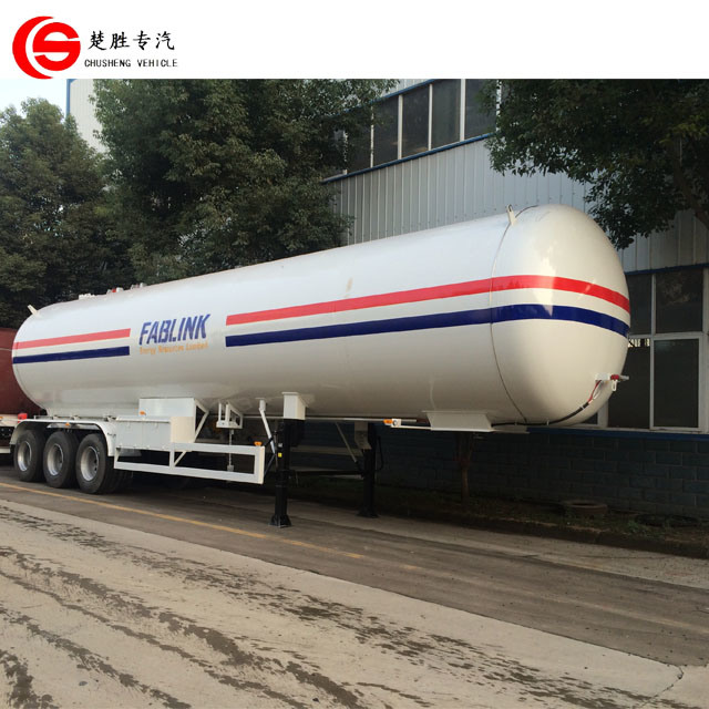 2 Axles 3 Alxes LPG Road Tanker Trailer Truck 42000 Liters 56m3 LPG Gas Tank Trailer 