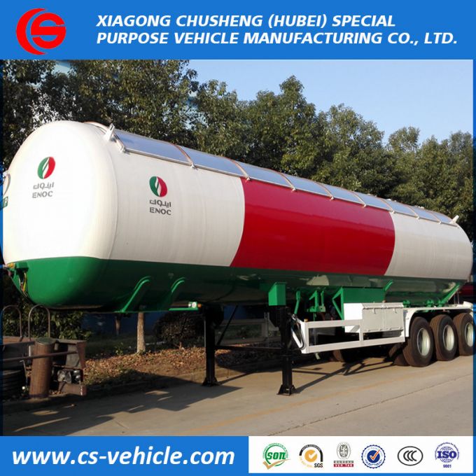 Tri-Axle 50m3 LPG Transport Semi-Trailer 50000L LPG Tanker Trailer 