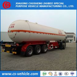 Nigeria 3 Axle 50000L LPG Transport Trailer 50000liters LPG Tank Trailer