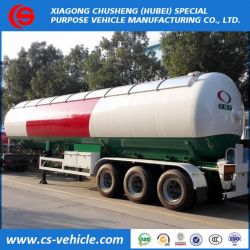 Tri-Axle 50m3 LPG Gas Tanker Semi-Trailer 50000L LPG Tanker Trailer