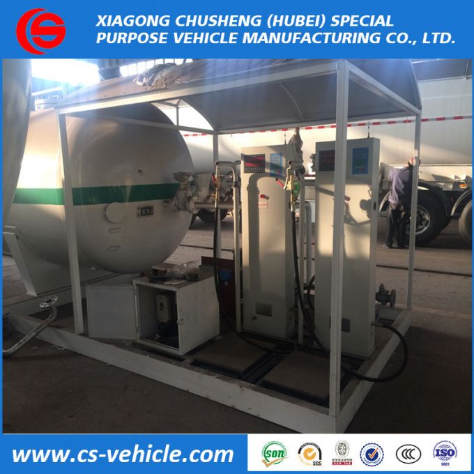 5tons LPG Mounted Station Mobile LPG Gas Filling Station Plant for Nigeria 