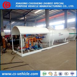 10m3 LPG Filling Plant 5 Tons LPG Gas Station 10000L LPG Skid Station with Dispenser