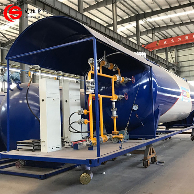 20mt 40000 Liters 40cbm LPG Gas Filling Station 