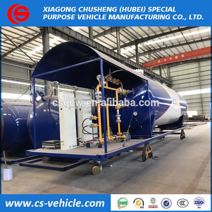 20cbm LPG Filling Station 10tons LPG Skid Station 20, 000liters LPG Cylinder Filling Station 