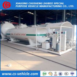 20000L / 20m3 / 10tons LPG Tank Skid Mounted Station LPG Filling Station