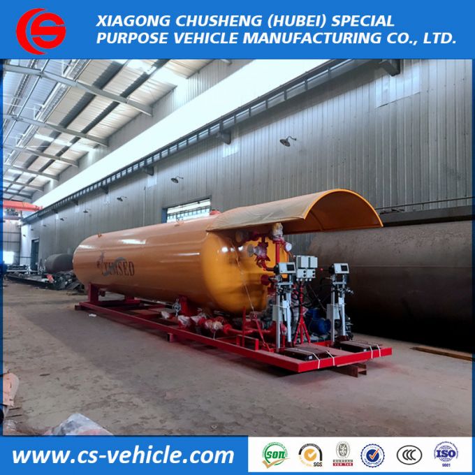 Factory Selling 20t LPG Skid-Mounted Gas Plant 40m3 40000L LPG Skid Station 