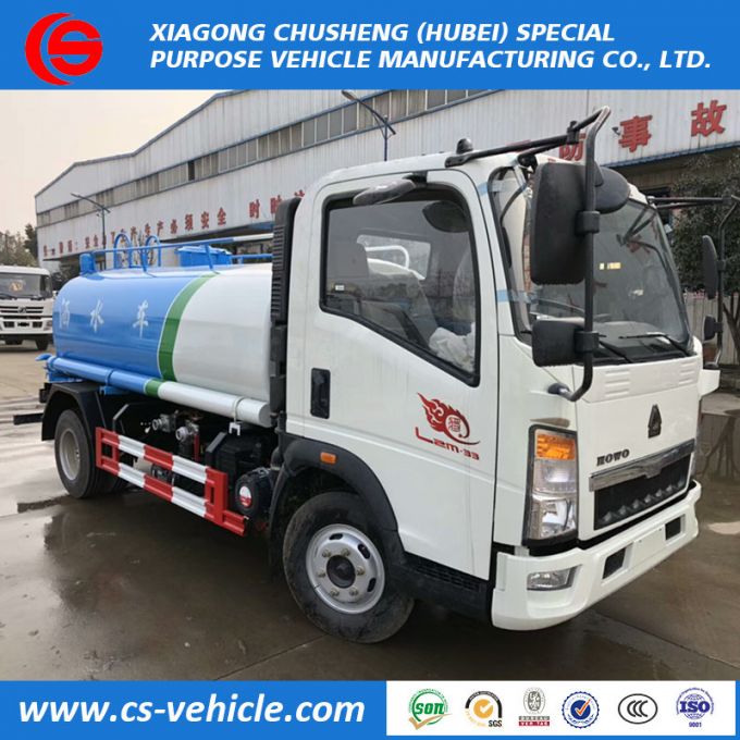 2018 Hot Sell Sinotruk HOWO 4X2 Tanker Truck 10000L Water Spray Truck Price 