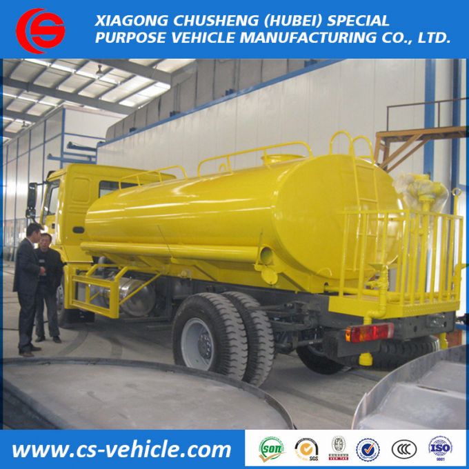 HOWO 4X2 High Quality 12m3 Stainless Steel Water Tank Truck 