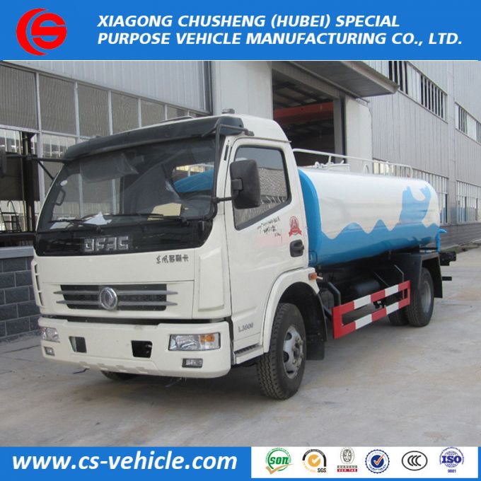 Professional Manufacturer Dongfeng 4X2 Water Sprinkler Tank Trucks 8000liters 8m3 8tons for Sale 