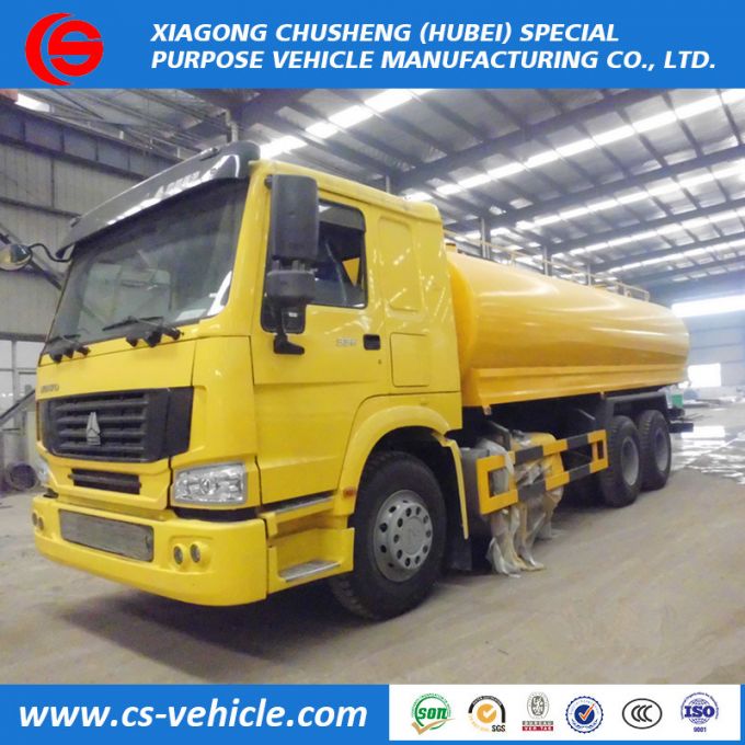 Discounted Price Sinotruk HOWO 6X4 20 Cubic Meters Water Tank 20tons Spray Trucks for Sell 