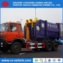 HOWO/Dongfeng 6X4 10tons Roll off Garbage Truck 20tons Hook Lifting Garbage Truck for Sale
