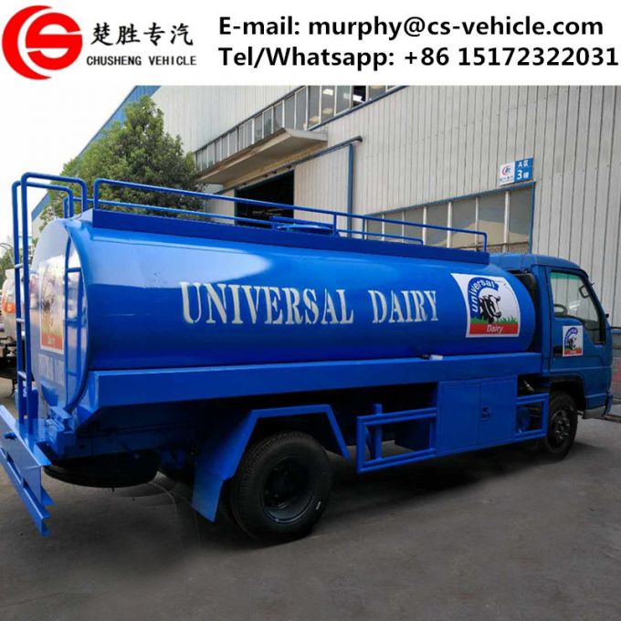 Dongfeng Small Fresh Milk Tank Truck 6m3 Milk Transport Truck 