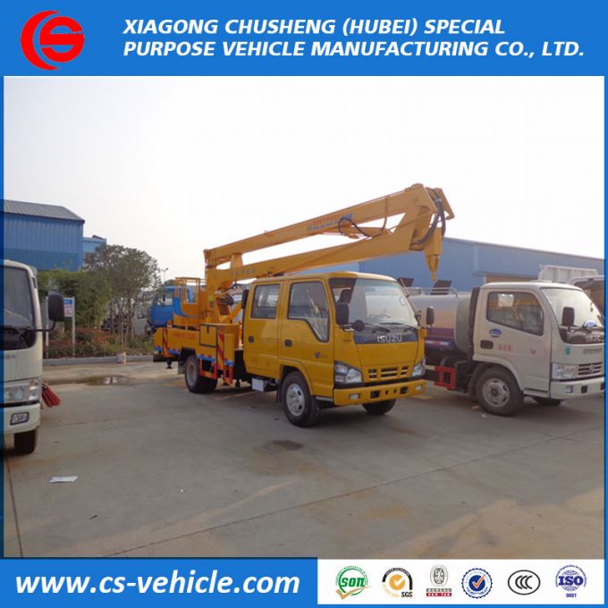 Isuzu 10-22m Lifting Platform Truck High Altitude Operation Trucks for Sale 