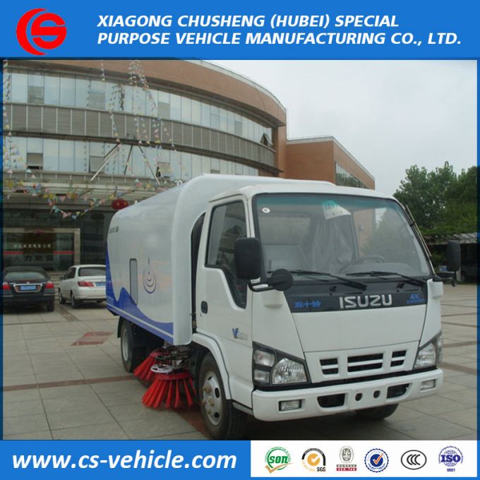 Isuzu 4X2 Cheap Vacuum Street Sweeper Truck for Sale 