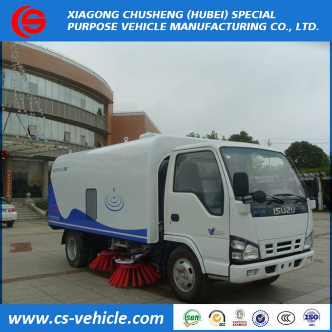 Isuzu 4X2 Cheap Vacuum Road Sweeper Truck Price 