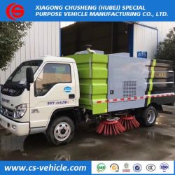 High Efficiency Cheaper Price 4X2 Vacuum Road Sweeper Trucks 5m3 for Sale