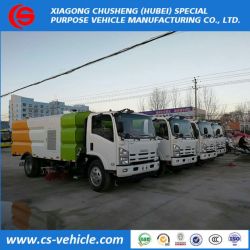 High Efficient Street Cleaning Road Washing Dust Collecting 4X2 Isuzu Vacuum Street Sweeper Trucks f