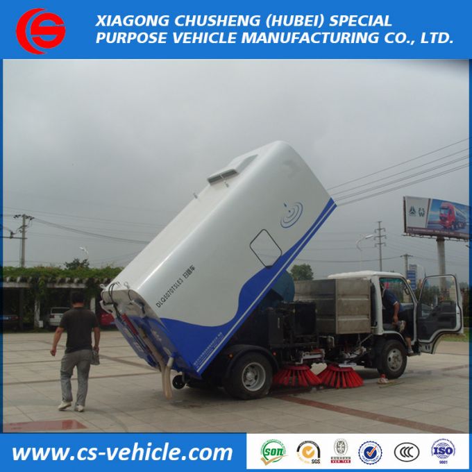 Isuzu 4X2 Cheap Vacuum Road Sweeper Truck for Sale 