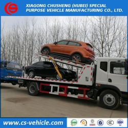 One Drive Three 10tons Car Carrier Wrecker Flatbed Towing Truck