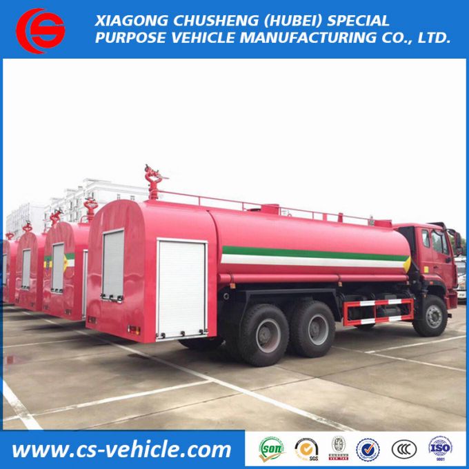 HOWO 6*4 20m3 20ton Water Tanker 20000L Water Sprinkler Truck with Fire Brigade System 