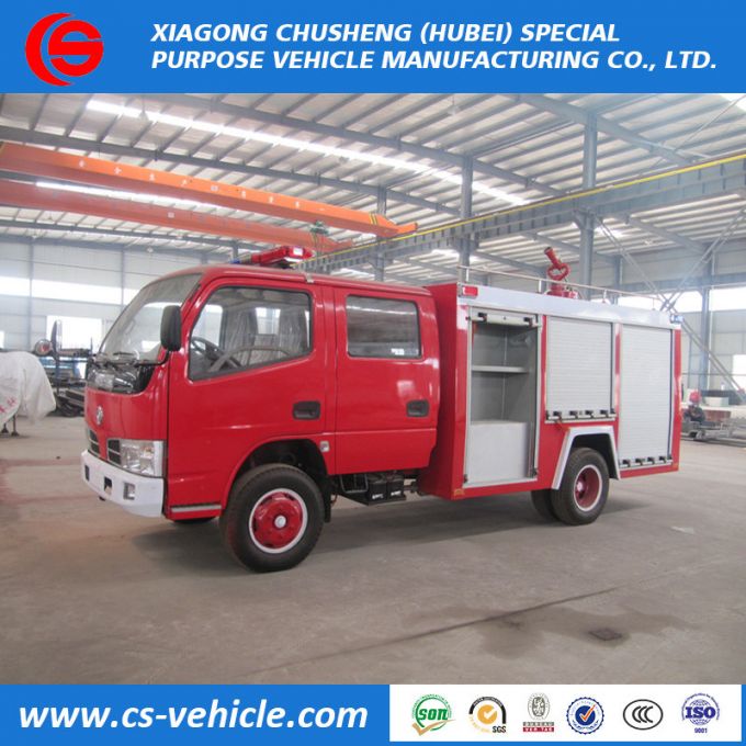 Dongfeng 4X2 Emergency Fire Fighting Trucks with Water and Foam Tank 6, 000liters 