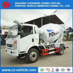 Sinotruk Homan 6 Wheeler Small 5m3 Concrete Mixer Truck