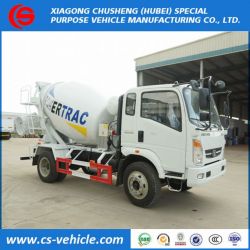 Sinotruk Homan 6 Wheeler Small 5m3 Cement Mixer Truck