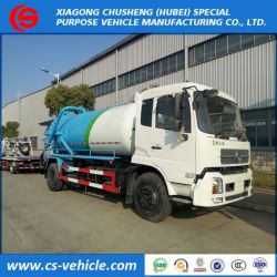 Dongfeng 4X2 6000L 8000liters Vacuum Fecal/Sewage Suction Truck