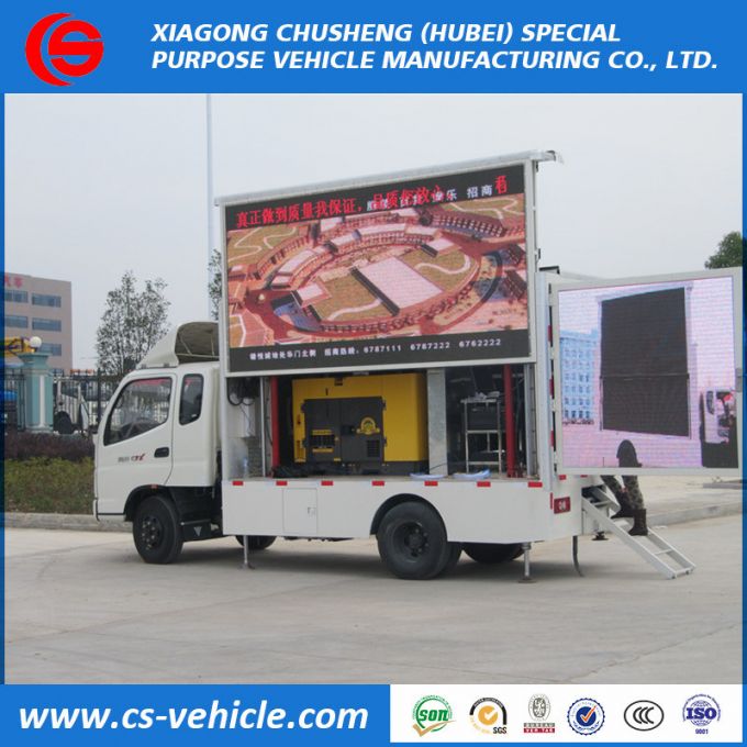 Foton P8 P10 LED Screen Small Mobile LED Advertising Truck 