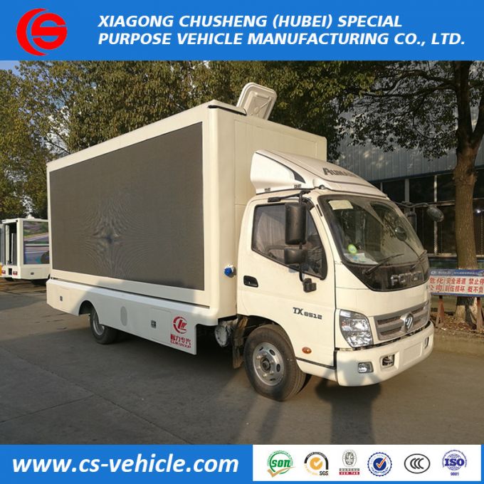 P4 P6 P8 P10 4X2 Full Color LED Mobile Advertising Trucks for Sale 